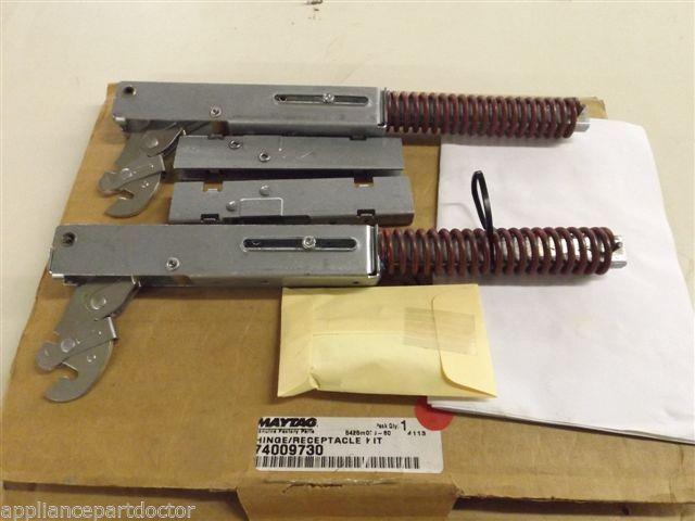 Maytag Stove 74009730 Hinge, Receptacle Kit NEW IN BOX Maytag Stove 74009730 Hinge, Receptacle Kit NEW IN BOX